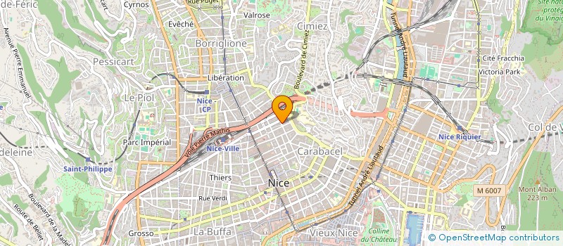 localisation de l'entreprise SOCIETE AZUREENNE DE SERVICES à NICE