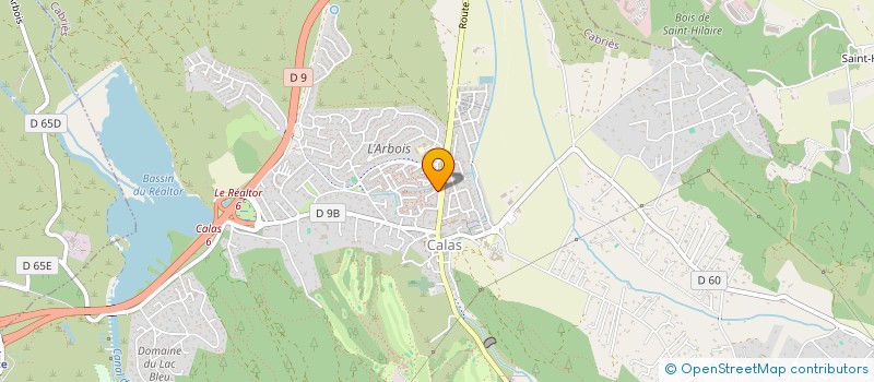 localisation de l'entreprise SOCIETE AZURITE  CABRIES