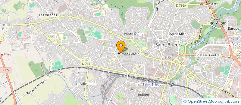 localisation de l'entreprise SOCIETE B.J.M. à SAINT-BRIEUC