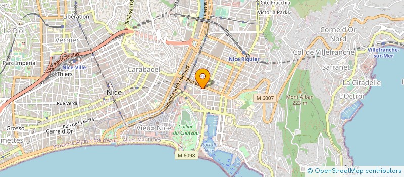 localisation de l'entreprise SOCIETE B.N.S à NICE