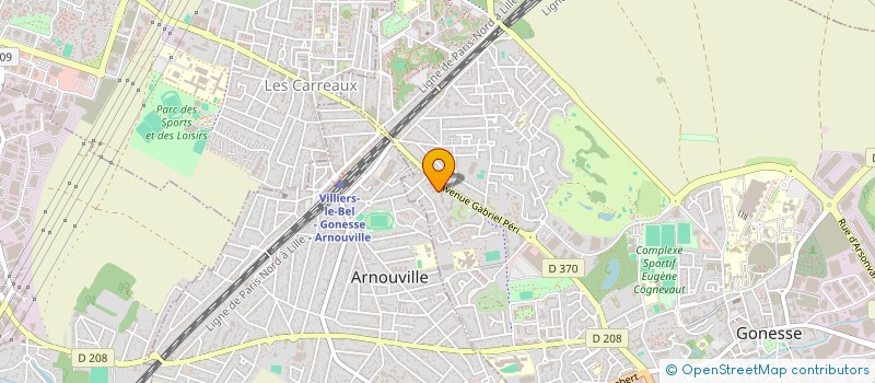 localisation de l'entreprise SOCIETE BABERO à GONESSE