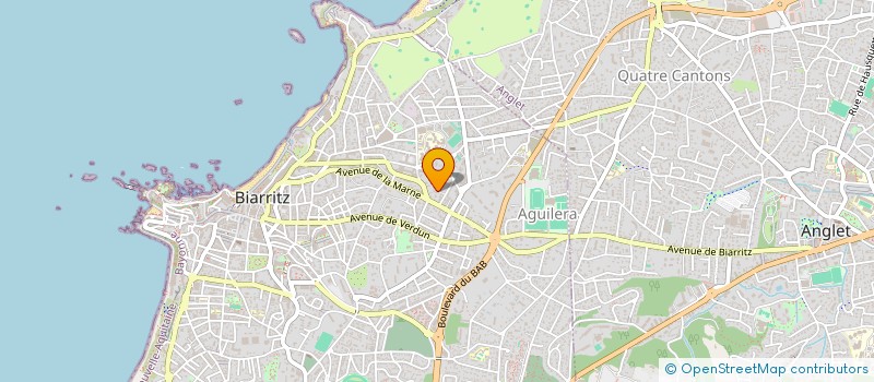 localisation de l'entreprise SOCIETE BAILLAU à BIARRITZ