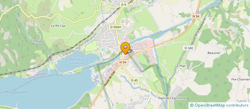 localisation de l'entreprise SOCIETE BAILLE MARIN ET FILS à EMBRUN