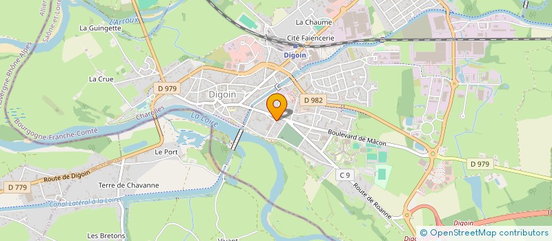 localisation de l'entreprise SOCIETE BAILLY à DIGOIN