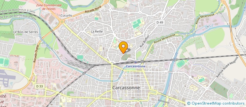 localisation de l'entreprise SOCIETE BALDACCI ET FILS à CARCASSONNE