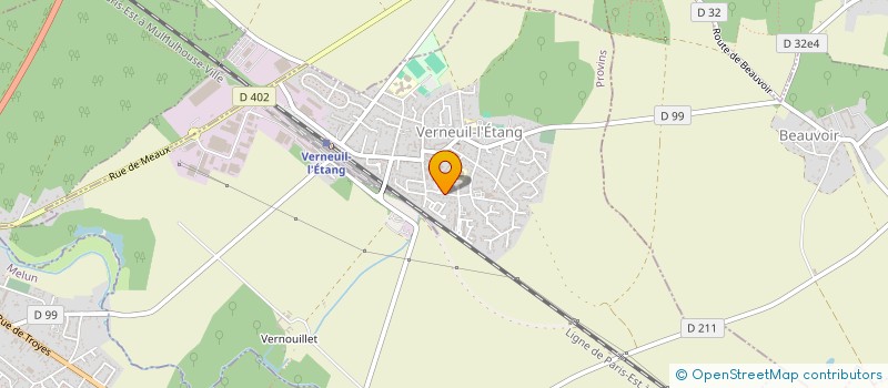 localisation de l'entreprise SOCIETE BALESDENS ET FILS à VERNEUIL-L'ETANG
