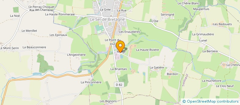 localisation de l'entreprise SOCIETE BALLUET FRERES à LE SEL-DE-BRETAGNE
