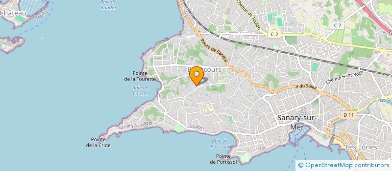 localisation de l'entreprise SOCIETE BANDOLAISE DE RENOVATION  SANARY-SUR-MER