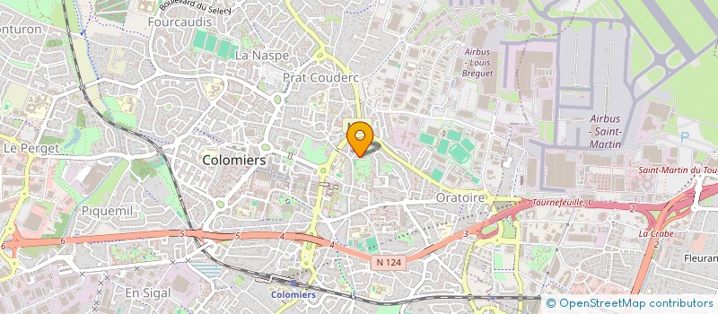localisation de l'entreprise SOCIETE BAR RESTAURANT LE COLUMERIN à COLOMIERS