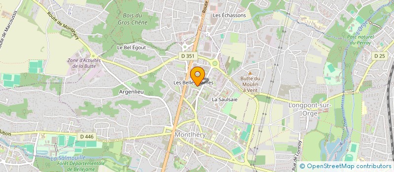 localisation de l'entreprise SOCIETE BARBIN FRERES à MONTLHERY