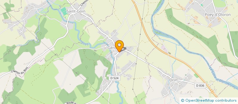 localisation de l'entreprise SOCIETE BARDAGE COUVERTURE à GERONCE