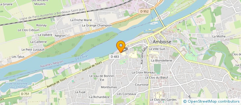 localisation de l'entreprise SOCIETE BARDOU à AMBOISE