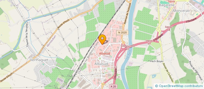 localisation de l'entreprise SOCIETE BARGUES  MONTAUBAN
