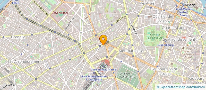 localisation de l'entreprise SOCIETE BARJOU  PARIS