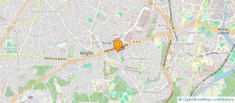 localisation de l'entreprise SOCIETE BASQUAISE D'HOTELLERIE à ANGLET