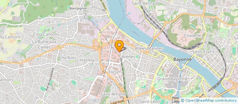 localisation de l'entreprise SOCIETE BASQUE D'ENTRETIEN ET SERVICES à BAYONNE