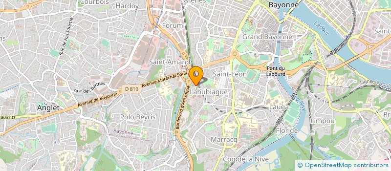 localisation de l'entreprise SOCIETE BASQUE DE REALISATIONS IMMOBILIERES à BAYONNE