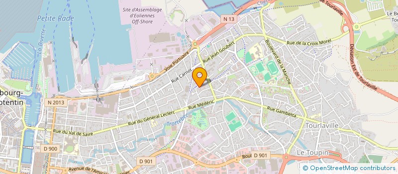 localisation de l'entreprise SOCIETE BAT. INNOV à CHERBOURG-EN-COTENTIN