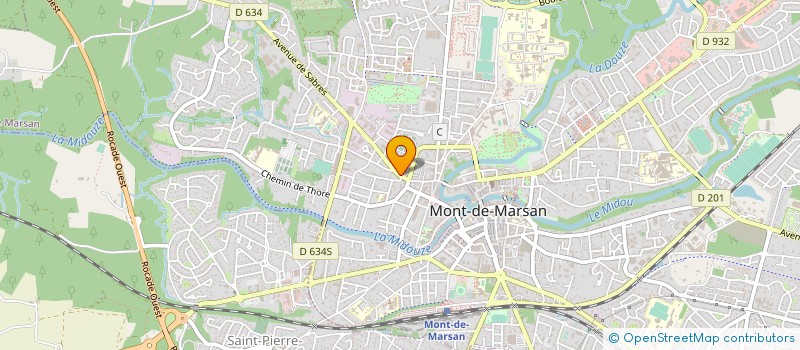 localisation de l'entreprise SOCIETE BAT PRO à MONT-DE-MARSAN