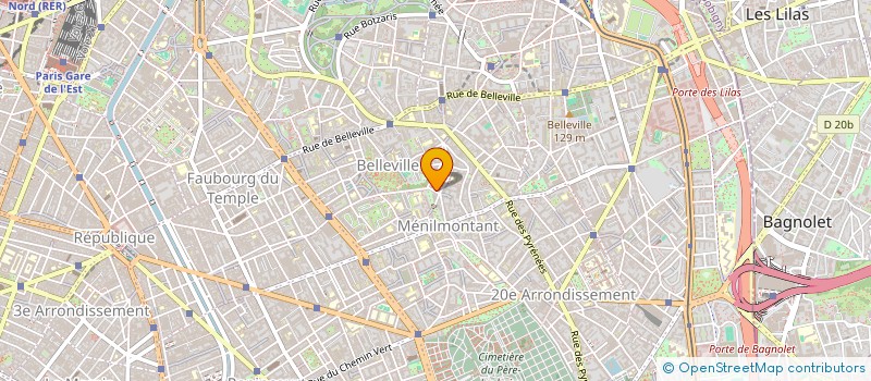 localisation de l'entreprise SOCIETE BATI REHAB à PARIS