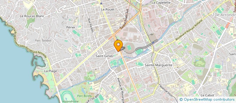 localisation de l'entreprise SOCIETE BATIMENT ASSOCIES à MARSEILLE