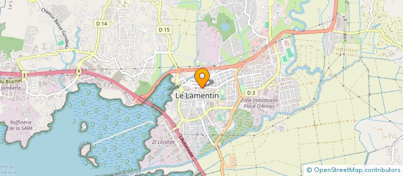 localisation de l'entreprise SOCIETE BATIMENT MARTINIQUAIS à LE LAMENTIN