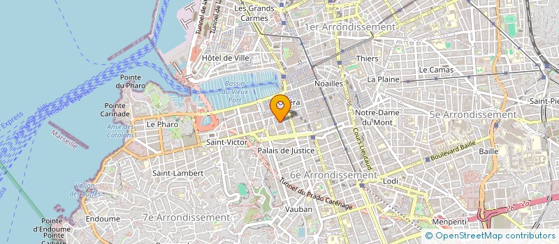 localisation de l'entreprise SOCIETE BATIMENT PACA à MARSEILLE