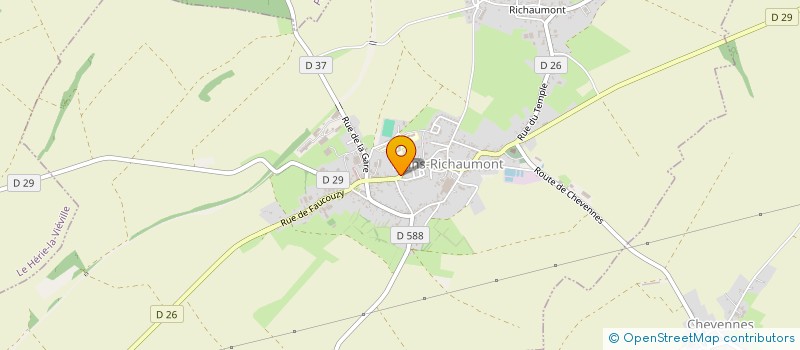 localisation de l'entreprise SOCIETE BATTEUX  MONCEAU-SUR-OISE