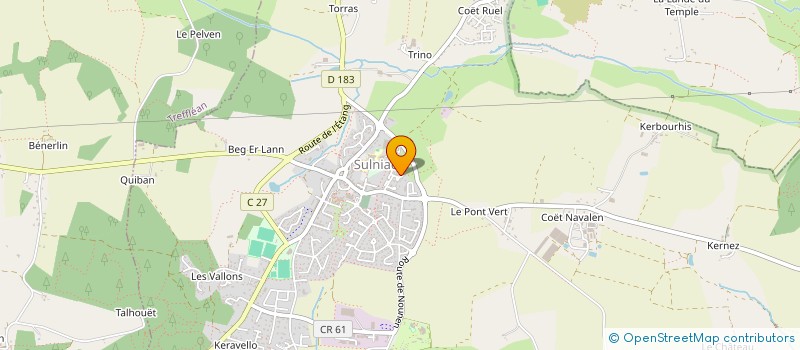 localisation de l'entreprise SOCIETE BAUCHET ALAIN à SULNIAC