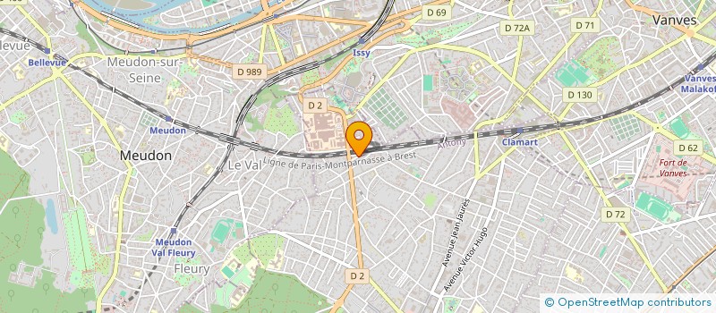 localisation de l'entreprise SOCIETE BAUD à CLAMART