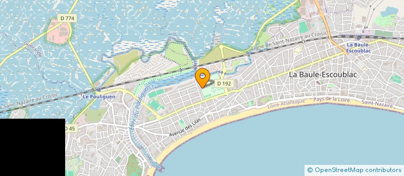 localisation de l'entreprise SOCIETE BAULOISE DE CONCOURS HIPPIQUES à LA BAULE-ESCOUBLAC