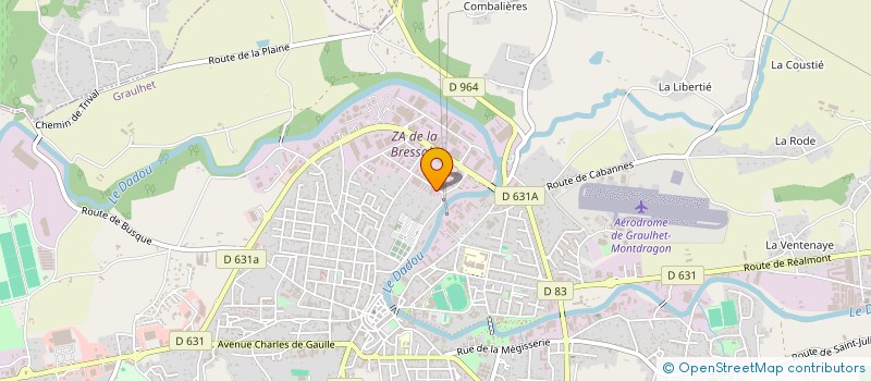 localisation de l'entreprise SOCIETE BAXO SARL à GRAULHET