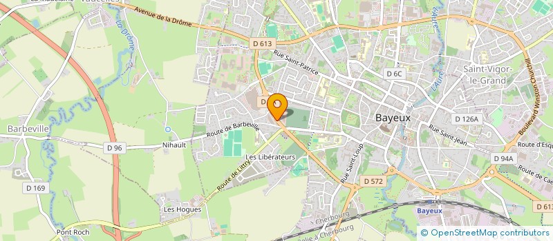 localisation de l'entreprise SOCIETE BAYEUSAINE DE DISTRIBUTION à BAYEUX