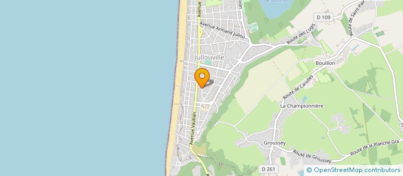 localisation de l'entreprise SOCIETE BAYLE  JULLOUVILLE