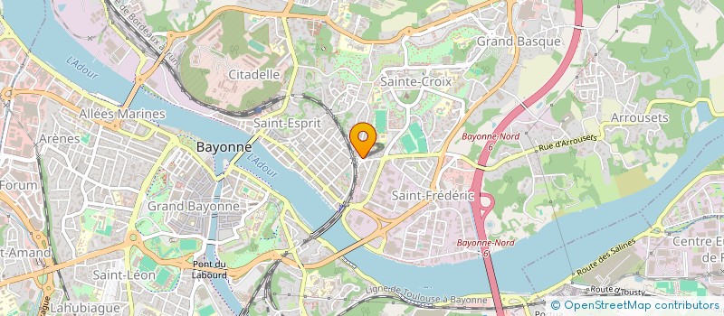 localisation de l'entreprise SOCIETE BAYONNAISE DE COURTAGES à BAYONNE