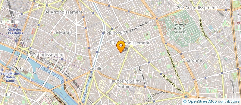 localisation de l'entreprise SOCIETE BAZADAISE D'ACRYLIQUE à PARIS
