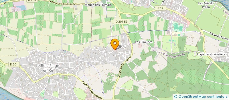 localisation de l'entreprise SOCIETE BEL EBAT  LE BOIS-PLAGE-EN-RE