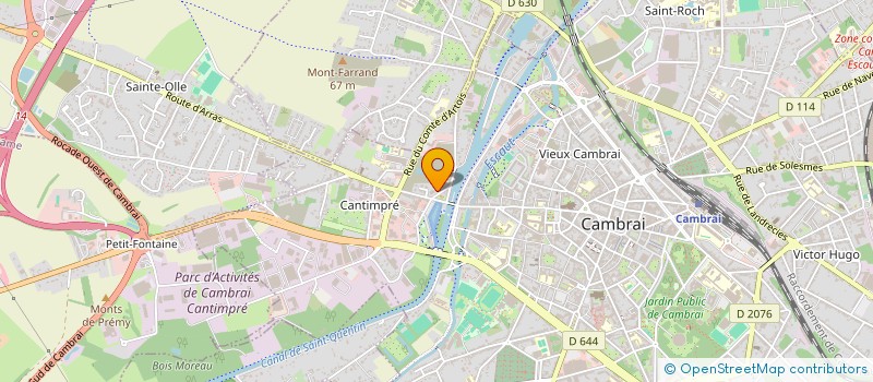 localisation de l'entreprise SOCIETE BELGE DE MEUNERIE FRANCE à CAMBRAI