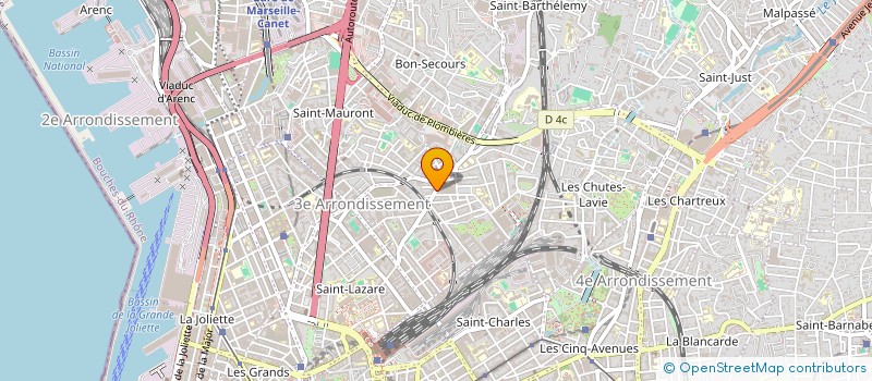 localisation de l'entreprise SOCIETE BELLE DE MAI DISTRIBUTION à MARSEILLE