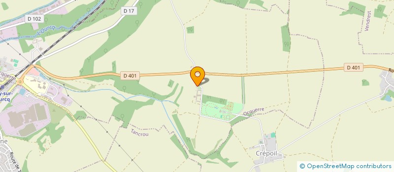 localisation de l'entreprise SOCIETE BELLE VUE DU CHATEAU DE LA TROUSSE  OCQUERRE