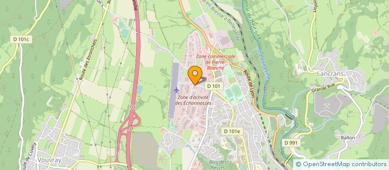 localisation de l'entreprise SOCIETE BELLEGARDIENNE DE CONTROLE - SBC à VALSERHONE