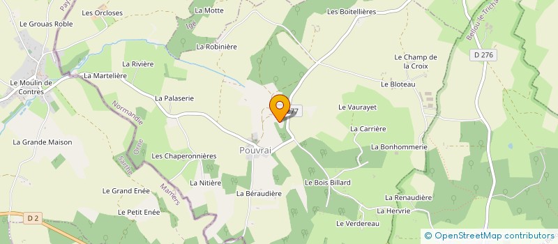 localisation de l'entreprise SOCIETE BELLEMOISE DE PLOMBERIE ET CHAUFFAGE THEPAULT à BELFORET-EN-PERCHE