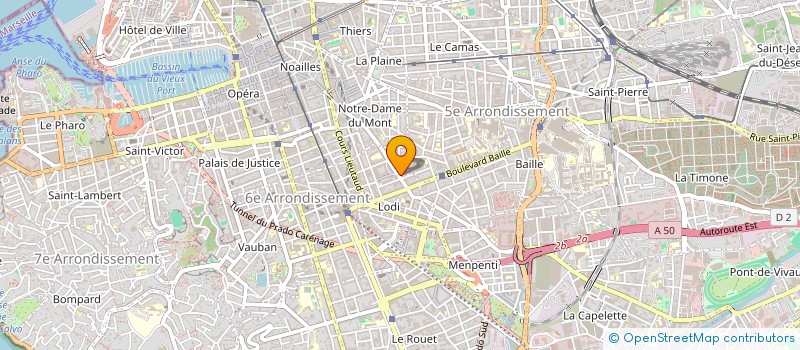 localisation de l'entreprise SOCIETE BEN BRAHIM ET CIE à MARSEILLE