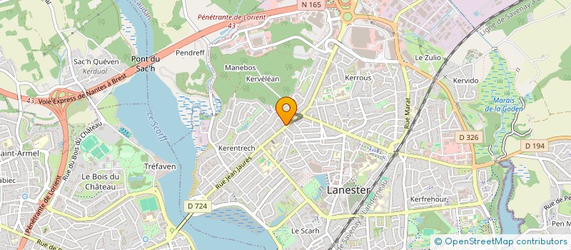 localisation de l'entreprise SOCIETE BENAIS à LANESTER