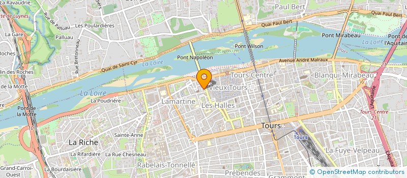 localisation de l'entreprise SOCIETE BENJAMIN-LAURENT à TOURS