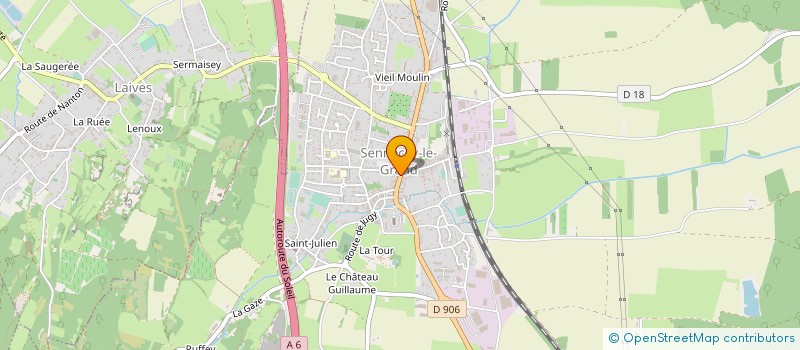 localisation de l'entreprise SOCIETE BERNARD ET CHARRIER à SENNECEY-LE-GRAND