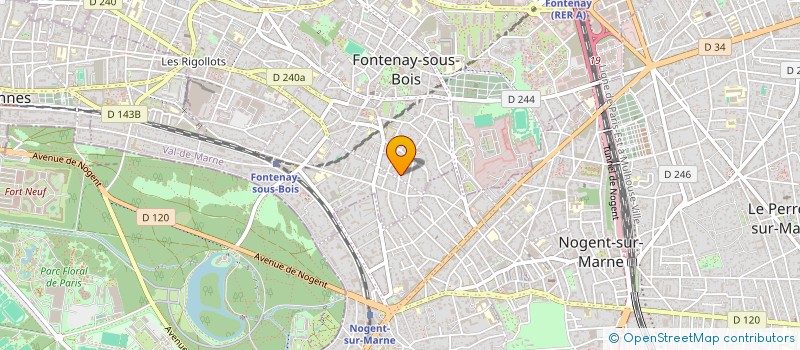 localisation de l'entreprise SOCIETE BERNARD ET CIE à FONTENAY-SOUS-BOIS