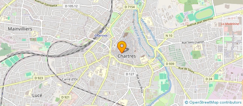 localisation de l'entreprise SOCIETE BERNARD FIEVET à CHARTRES