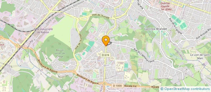 localisation de l'entreprise SOCIETE BERNARD MOREAU à ANGOULEME