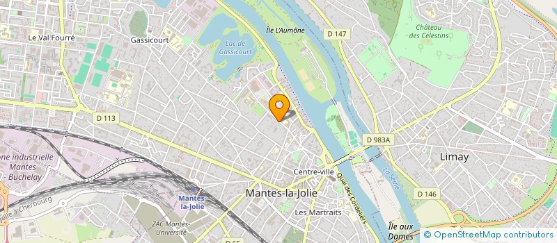 localisation de l'entreprise SOCIETE BERNARD VIANDES à MANTES-LA-JOLIE